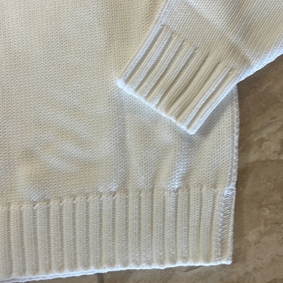 Polo Ralph Lauren white knitted sweater. - Picture 3 of 4